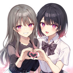 This is a pixiv picture whose title is しおあま100万部突破記念.