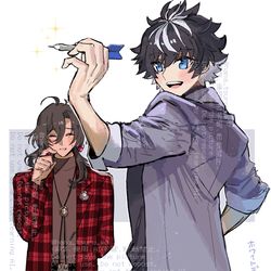 This is a pixiv picture whose title is ホワイトデーシャルルマーニュとコンスタンティノス.
