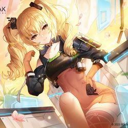 This is a pixiv picture whose title is 【お仕事】スノウブレイク：禁域降臨.