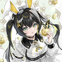 This is a pixiv picture whose title is うさたま.