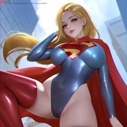 This is a pixiv picture whose title is Supergirl.
