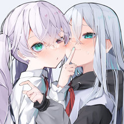 This is a pixiv picture whose title is 奏とミク.