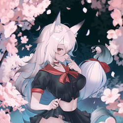 This is a pixiv picture whose title is A Fox?.