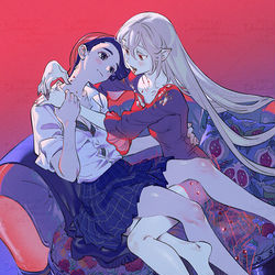 This is a pixiv picture whose title is 𝙑𝙖𝙢𝙥𝙞𝙧𝙚.