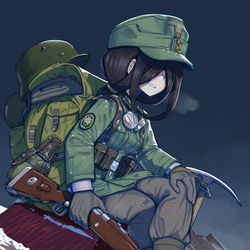 This is a pixiv picture whose title is Gebirgsjäger.