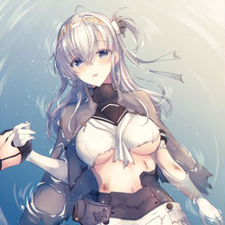 This is a pixiv picture whose title is 帰還.
