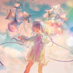 This is a pixiv picture whose title is 親愛なる.