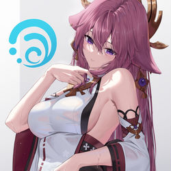 This is a pixiv picture whose title is 濡れ神子.