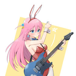 This is a pixiv picture whose title is ぼっちちゃん  solo 🎸.