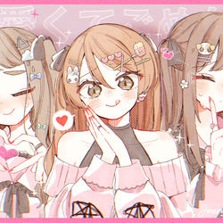 This is a pixiv picture whose title is 可愛くてごめん.