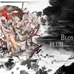 This is a pixiv picture whose title is 明日方舟年.
