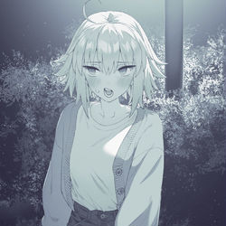 This is a pixiv picture whose title is まだ帰りたくないジャンヌオルタさん.