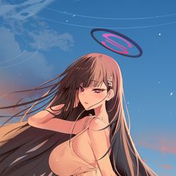 This is a pixiv picture whose title is 海.