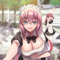 This is a pixiv picture whose title is バイトするメイドぼっちちゃん.