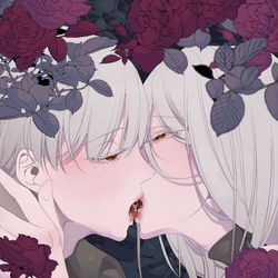 This is a pixiv picture whose title is 姉弟のキス.