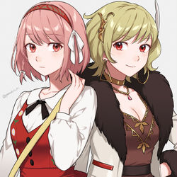 This is a pixiv picture whose title is ラピス&シトリニカ.