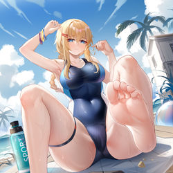 This is a pixiv picture whose title is MG3足.