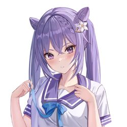 This is a pixiv picture whose title is 刻晴.