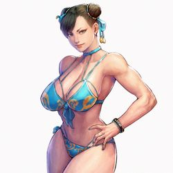 This is a pixiv picture whose title is 春麗.