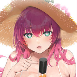 This is a pixiv picture whose title is 水着シュルクーフ.