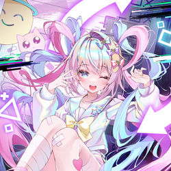 This is a pixiv picture whose title is 私はインターネットの天使なのだ.