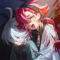 This is a pixiv picture whose title is 水星の魔女.