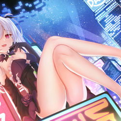 This is a pixiv picture whose title is 东方异文石.
