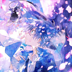 This is a pixiv picture whose title is 春のいたずら.