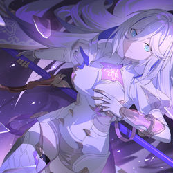 This is a pixiv picture whose title is 羽兔  织羽梦旌.
