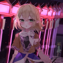 This is a pixiv picture whose title is 丑の刻参り.