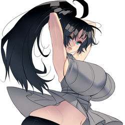 This is a pixiv picture whose title is 残念！スパッツでした.