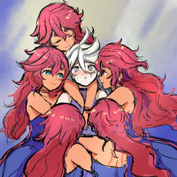 This is a pixiv picture whose title is スレッタ×５.