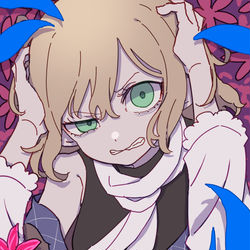 This is a pixiv picture whose title is 嫉妬の日.