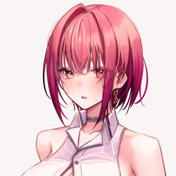 This is a pixiv picture whose title is マリン社長.