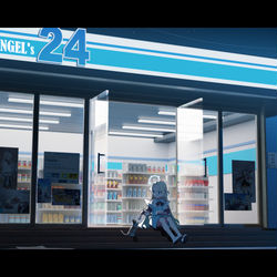 This is a pixiv picture whose title is 加班餐.
