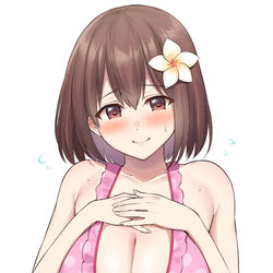This is a pixiv picture whose title is 水着優衣.