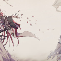 This is a pixiv picture whose title is 門出.