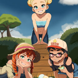This is a pixiv picture whose title is Easter Egg Hunt.