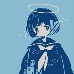This is a pixiv picture whose title is 夜の都会.