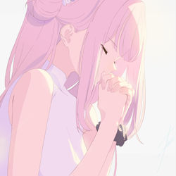 This is a pixiv picture whose title is 手が上手く描けたミカ.