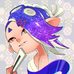This is a pixiv picture whose title is 🔷.