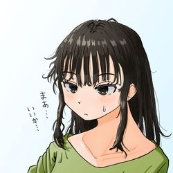 This is a pixiv picture whose title is 歯磨き粉をつけてからおとんの歯ブラシだと気づいた長女.