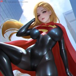 This is a pixiv picture whose title is Supergirl.