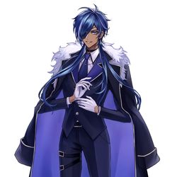 This is a pixiv picture whose title is 黒スーツガイアさん.