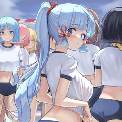 This is a pixiv picture whose title is 神里綾華.