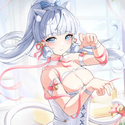 This is a pixiv picture whose title is Kamisato Ayaka.