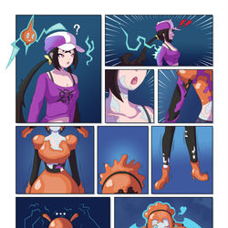 This is a pixiv picture whose title is ロトムハグ / Rotom Hug.