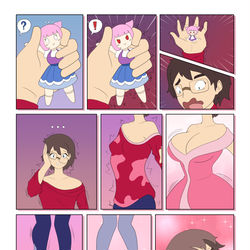 This is a pixiv picture whose title is 溶ける人形の呪い / Curse of Melty Doll.