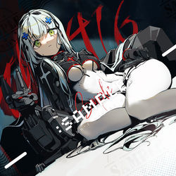 This is a pixiv picture whose title is HK416.