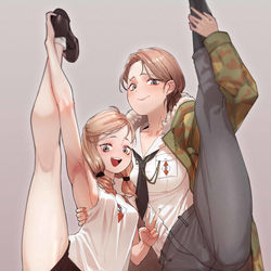 This is a pixiv picture whose title is Double Erika.